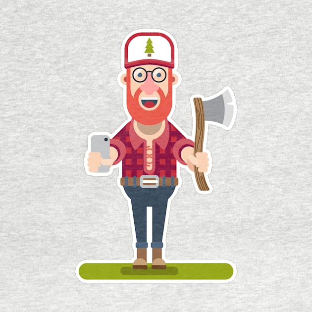 Lumber-hipster Vector Art by msharris22